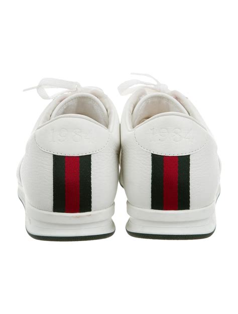 1984 gucci sneakers high|1984 anniversary gucci classic sneakers.